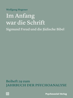 cover image of Im Anfang war die Schrift